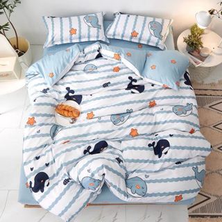 Bộ Chăn Ga Gối Cotton Korea Nhập Khẩu Cao Cấp Vải Mềm Mịn CP32 - KiMi Decor