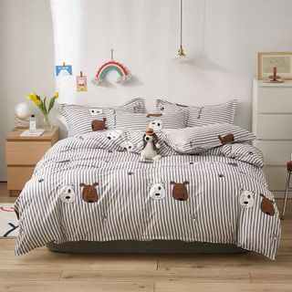 Bộ Chăn Ga Gối Cotton Korea Nhập Khẩu Cao Cấp Vải Mềm Mịn CP32 - KiMi Decor