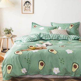 Bộ Chăn Ga Gối Cotton Korea Nhập Khẩu Cao Cấp Vải Mềm Mịn CP32 - KiMi Decor