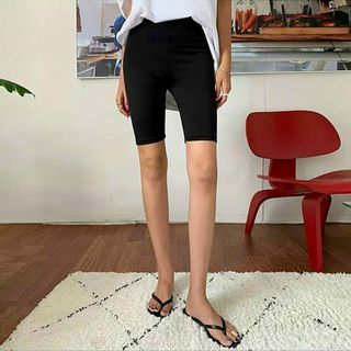 Quần ngố biker nữ tôn dáng siêu đẹp chất thun cotton co giản tốt