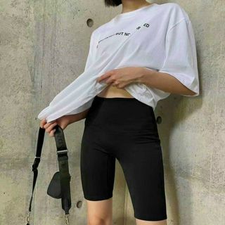 Quần ngố biker nữ tôn dáng siêu đẹp chất thun cotton co giản tốt