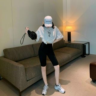 Quần ngố biker nữ tôn dáng siêu đẹp chất thun cotton co giản tốt