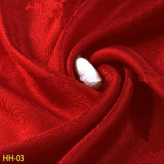 Vải lụa tơ tằm hoa hồng Palacesilk, dệt thủ cộng, khổ vải 90cm giá sỉ