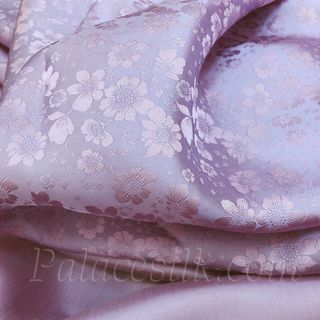 Vải lụa tơ tằm hoa cải Palacesilk, dệt thủ công, khổ vải 90cm