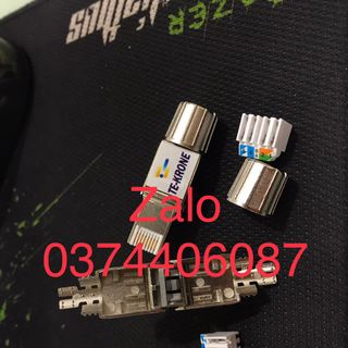 Đầu bấm hạt mạng Cat6A STP không dùng Tool