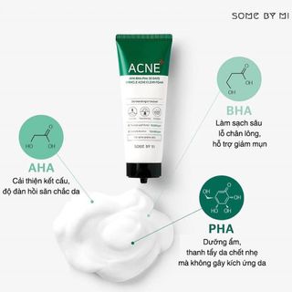 SỮA RỬA MẶT TRỊ MỤN AHA-BHA-PHA 100ML - SOME BY MI