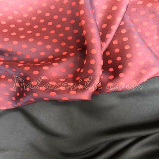 Vải lụa tơ tằm chấm bi Palacesilk, dệt thủ công, khổ vải 90cm giá sỉ