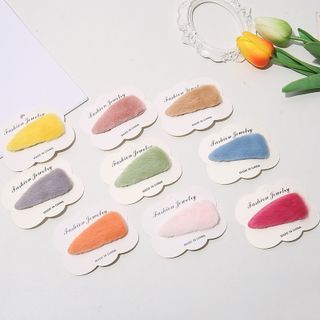 Kẹp Tóc Vải Lông mềm mịn