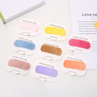 Kẹp Tóc Vải Lông mềm mịn