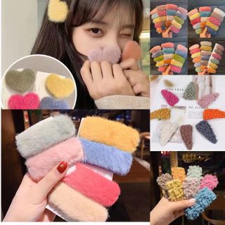 Kẹp Tóc Vải Lông mềm mịn