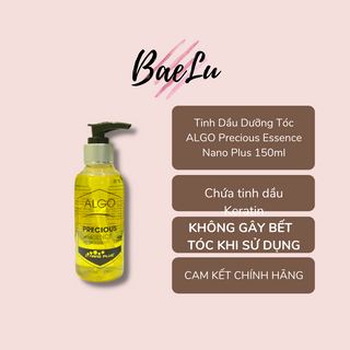 Tinh dầu dưỡng tóc keratin phục hồi tóc Algo giúp giảm khô xơ, gãy rụng, duỡng tóc thơm lâu, không gây bết tóc 150ml