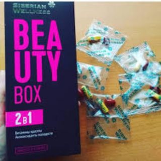 Viên nang uống chống lão hóa, đẹp da và tóc mỗi ngày Beauty Box Siberian Wellness – 30 gói/hộp, 2 viên/gói