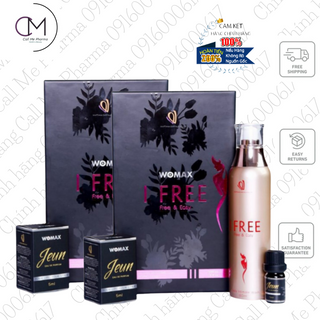 Combo dung dịch vệ sinh phụ nữ I Free 120ml & nước hoa Jeun vùng kín (dùng 3-6 tháng), sản phẩm dành cho các chị em đã khám phụ khoa tốn nhiều tiền đi nhiều nơi mà chưa khỏi