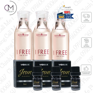 Combo dung dịch vệ sinh phụ nữ I Free 120ml & nước hoa Jeun vùng kín (dùng 3-6 tháng), sản phẩm dành cho các chị em đã khám phụ khoa tốn nhiều tiền đi nhiều nơi mà chưa khỏi