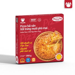 Pizza hải sản xốt trứng muối phô mai 200g