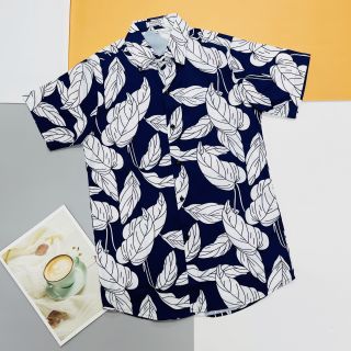 SƠ MI NAM NỮ CẶP ĐÔI FORM RỘNG HỌA TIẾT ĐI BIỂN