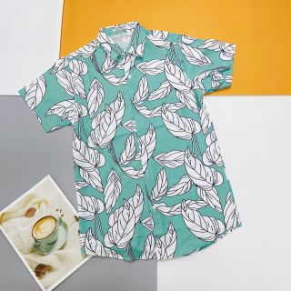 SƠ MI NAM NỮ CẶP ĐÔI FORM RỘNG HỌA TIẾT ĐI BIỂN