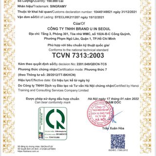 [3M Style - KF94] Khẩu trang 3M kháng khuẩn và chống bụi mịn KF94 Hàn Quốc thương hiệu Singramy