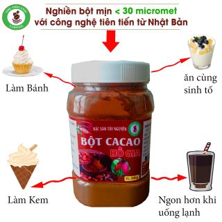 Bột Cacao Nguyên Chất Đăk Lăk Loại 1: Thơm Ngon, Bổ Dưỡng, Vị Đậm Đà,Nguyên Chất 100%