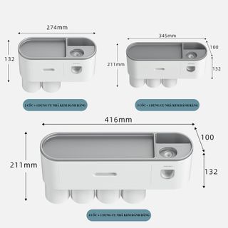 Bộ Nhả Kem Đánh Răng Tự Động Thông Minh Chính Hãng OENON