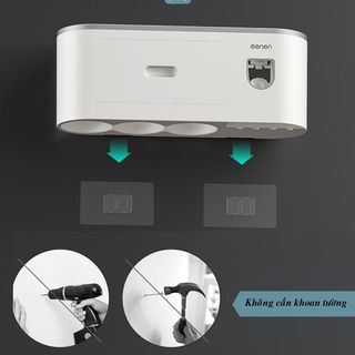 Bộ Nhả Kem Đánh Răng Tự Động Thông Minh Chính Hãng OENON
