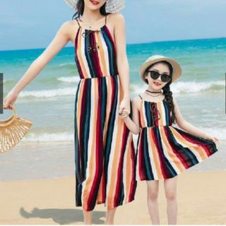SET ĐỒ 2 DÂY CỔ YẾM MẸ BÉ