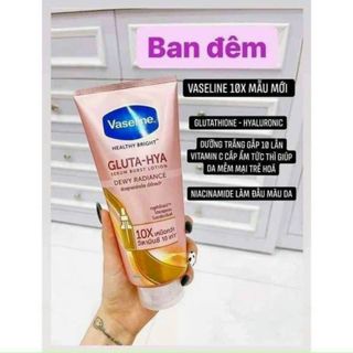 Sữa dưỡng thể Vaseline Healthy Bright Gluta HYA Serum Burst Lotion 10X
