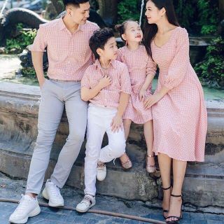 SET GIA ĐÌNH HỒNG 4 NGƯỜI giá sỉ