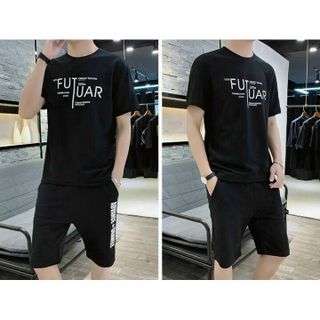 Đồ bộ in futuar chất thun conton co giản, thoáng mát, freesize dưới 70kg đẹp