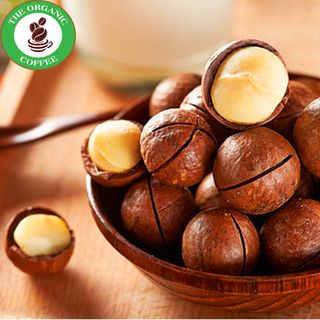 Hạt Macca Sạch Đắk Lắk, Hạt sấy nứt vỏ hạt to, nhân to sấy chín, nhân nhỏ sấy chín, không hôi dầu 500g