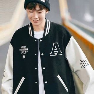 Áo khoác dù bomber chữ A