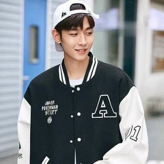 Áo khoác dù bomber chữ A