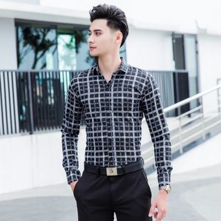 Áo Sơ Mi Nam Dài Tay Kẻ Caro Lịch Lãm - Vải Lụa Cao Cấp SM7 [ XẢ HÀNG ]