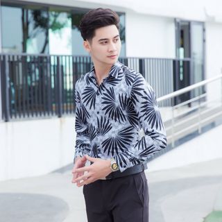 (TRỢ GIÁ) Áo Sơ Mi Nam Dài Tay Vuong miện Thiết Kế Thời Trang Trẻ Trung - Modern Fashion SM0006 [XẢ HÀNG]