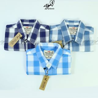 ÁO SƠ MI NAM NGẮN TAY CARO DÁNG NGẮN SỐ LƯỢNG LỚN GIÁ SỈ TỐT