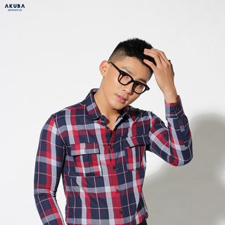 ÁO SƠ MI TAY DÀI AKUBA 02B420