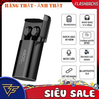 Tai nghe Bluetooth 5.0 S11 TWS Kiêm Sạc Dự Phòng 4800mAh - Chống nước IPX7 - Nghe nhạc lên đến 90h