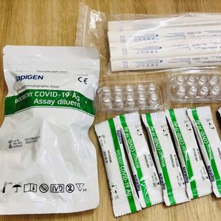 KIT TEST NHANH DỊCH MŨI BIOCREDIT - RAPIGEN ( hộp 20 kit )