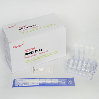 KIT TEST NHANH DỊCH MŨI BIOCREDIT - RAPIGEN ( hộp 20 kit )