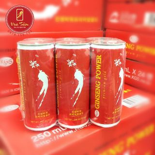 Nước tăng lực Hồng Sâm Gingseng Power Thùng 24 lon