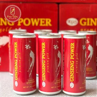 Nước tăng lực Hồng Sâm Gingseng Power Thùng 24 lon