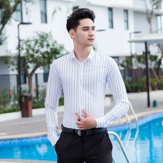 Áo sơ mi giá rẻ hàn quốc cao cấp trẻ trung nam trơn FLASHBACKS SM16