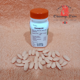 Rainbow - thuốc nuôi gà tơ , gà đá (1 lọ / 100 viên)