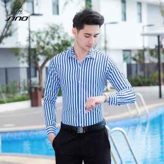 Áo Sơ Mi Nam Dài Tay Kẻ Caro - Thiết Kế Thời Trang Trẻ Trung Cao Cấp AD00008