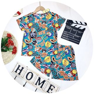 Bộ lanh lụa bé trai_ quần áo trẻ em