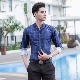 Áo Sơ Mi Nam Thời Trang Vải Lụa Cao Cấp Thoáng Mát AD00013 [XẢ HÀNG]
