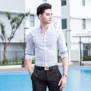 Áo Sơ Mi Nam Thời Trang Vải Lụa Cao Cấp Thoáng Mát AD00013 [XẢ HÀNG]