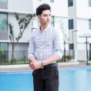 Áo Sơ Mi Nam Thời Trang Vải Lụa Cao Cấp Thoáng Mát AD00013 [XẢ HÀNG]