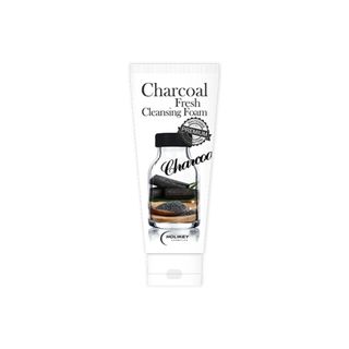 SỮA RỬA MẶT HÚT BÃ NHỜ, LÀM SÁNG DA, THU NHỎ LỖ CHÂN LÔNG HOLIKEY CHARCOAL FRESH CLEANSING FOAM 100ML - HOLIKEY