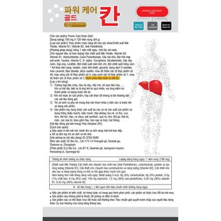 [ Hàng mới về] Power Care Khan Gold 120 viên x 700 mg